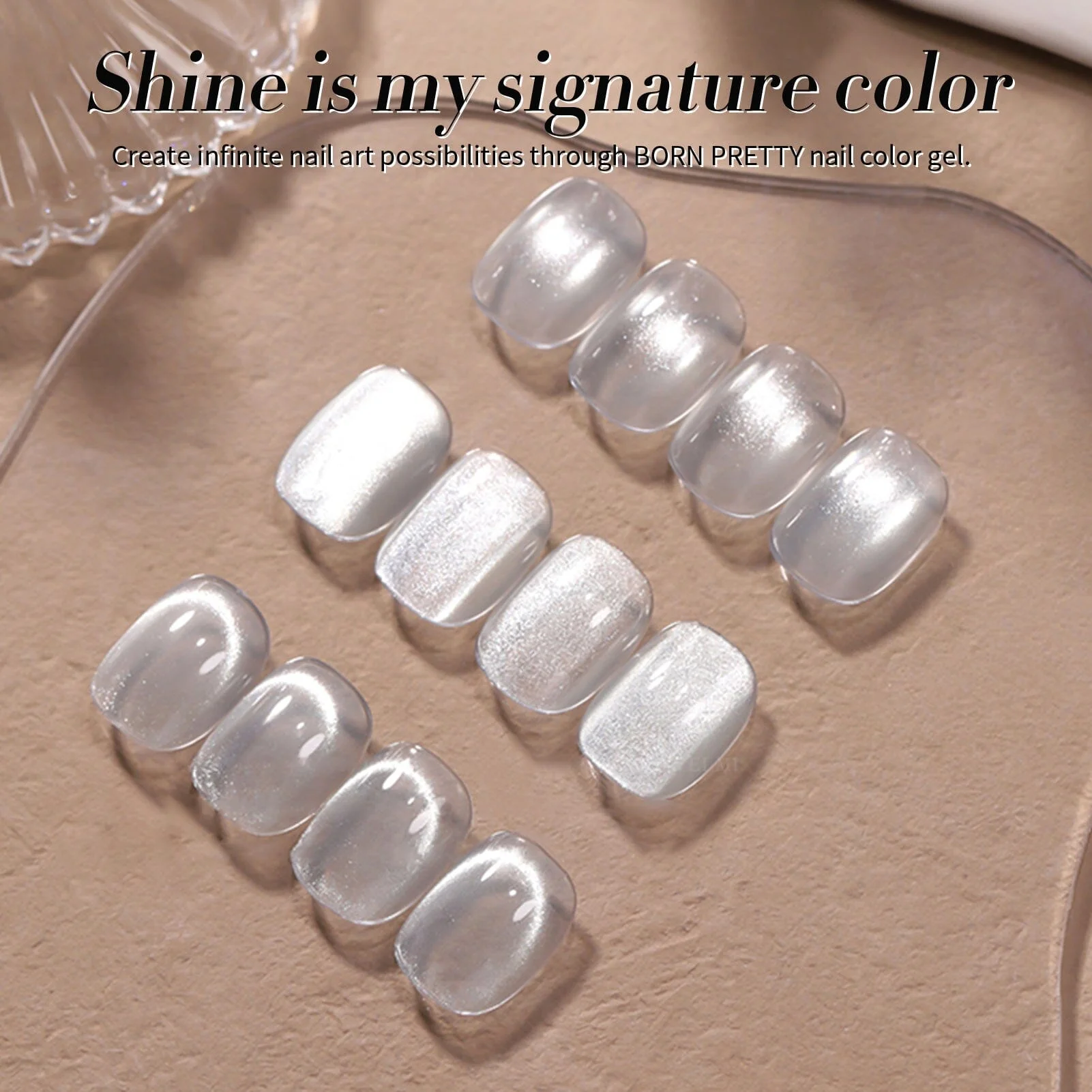 Cat Magnetic Gel MY77 Flowing Light White 15ml - Image 6