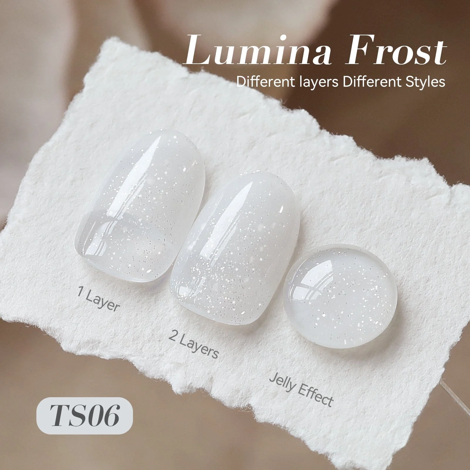 Jelly Gel Polish TS06 Lumina Frost 15ml - Image 5