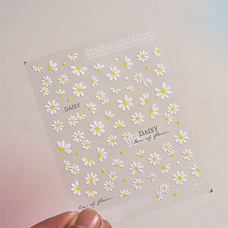 Flowers 3D Nail Sticker HG-5D195