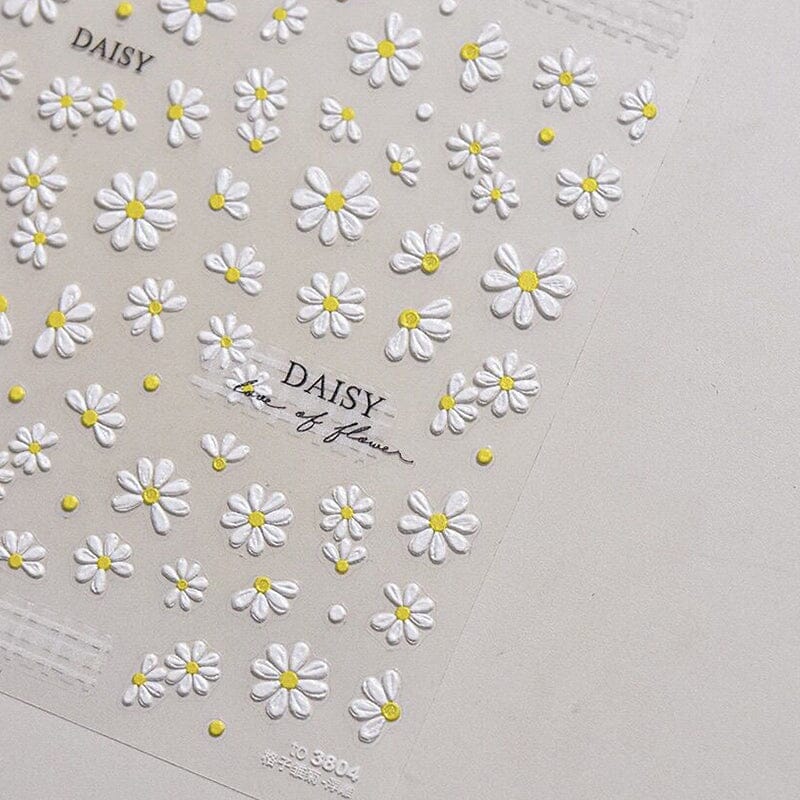 Flowers 3D Nail Sticker HG-5D196 - Image 10