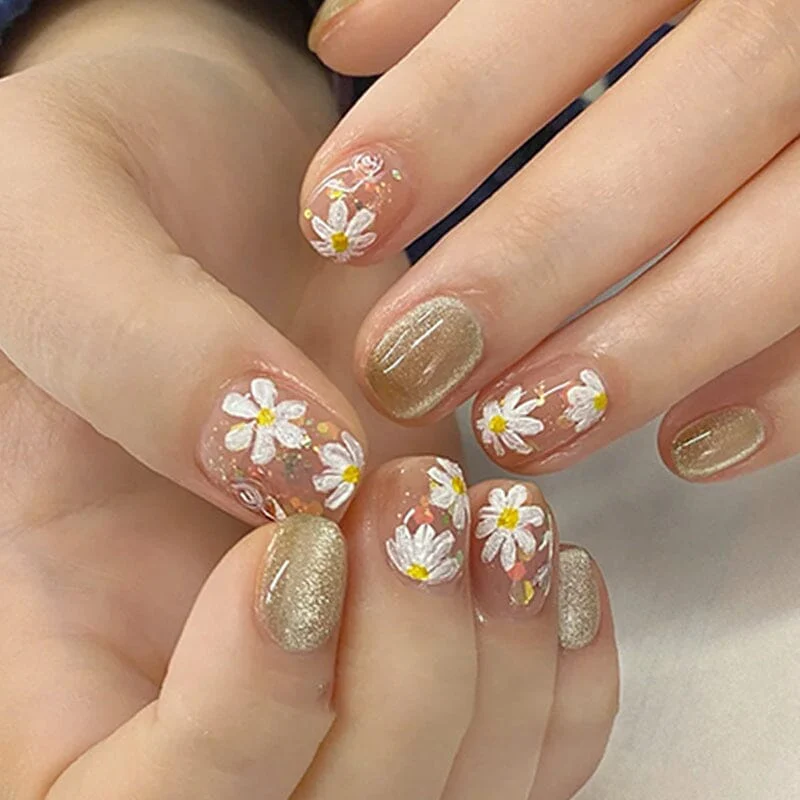 Flowers 3D Nail Sticker HG-5D196 - Image 12