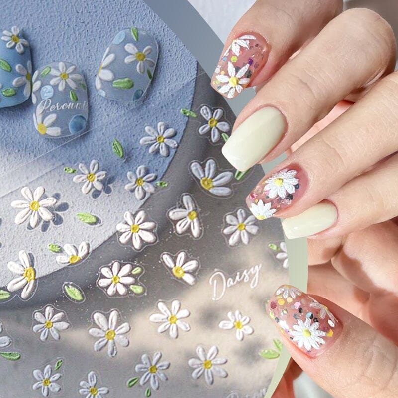 Flowers 3D Nail Sticker HG-5D196 - Image 3