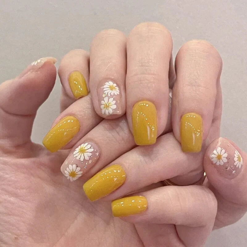 Flowers 3D Nail Sticker HG-5D196 - Image 7