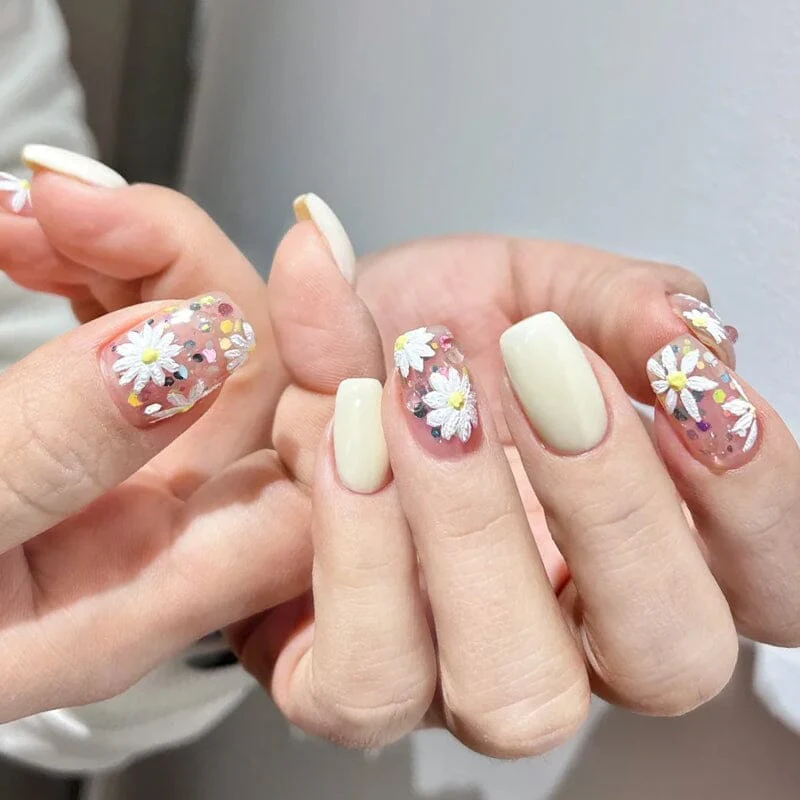 Flowers 3D Nail Sticker HG-5D196 - Image 8