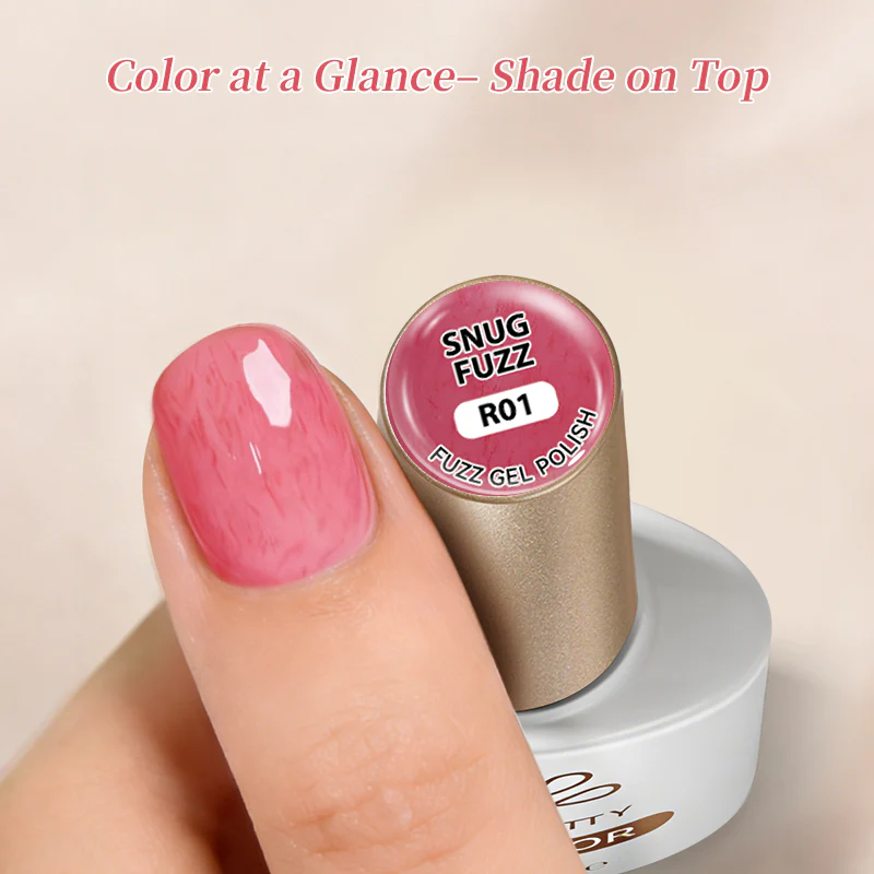 Fuzz Gel Polish R01 Snug Fuzz 10ml - Image 4