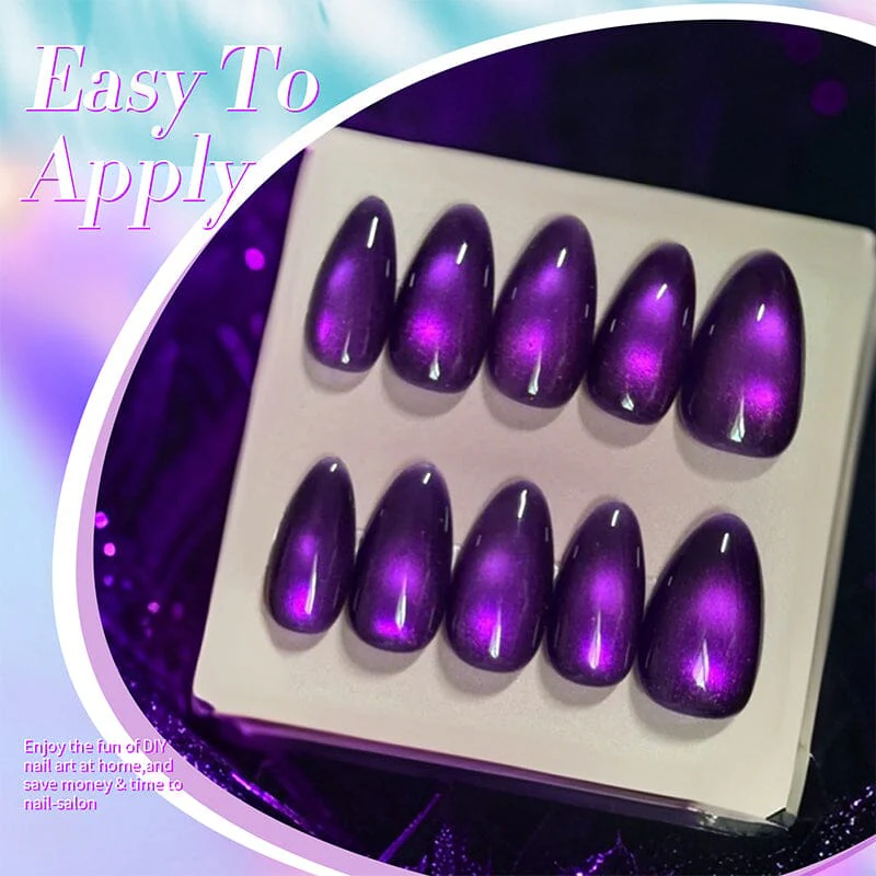 Glass Cat Magnetic Gel MY43 Blackish Purple 10ml - Image 8
