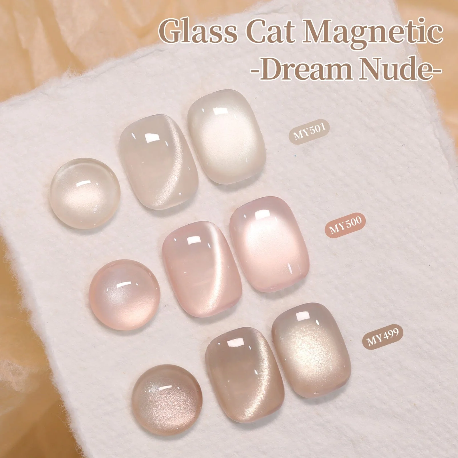 Glass Cat Magnetic Gel MY499 Dream Nude 15ml - Image 4