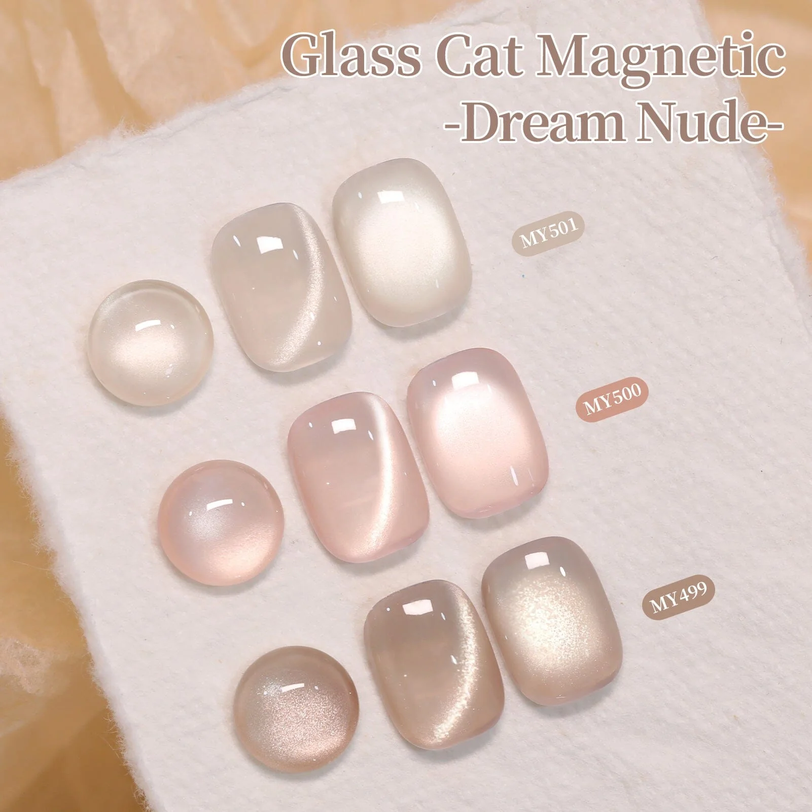 Glass Cat Magnetic Gel MY501 Dream Nude 15ml - Image 4