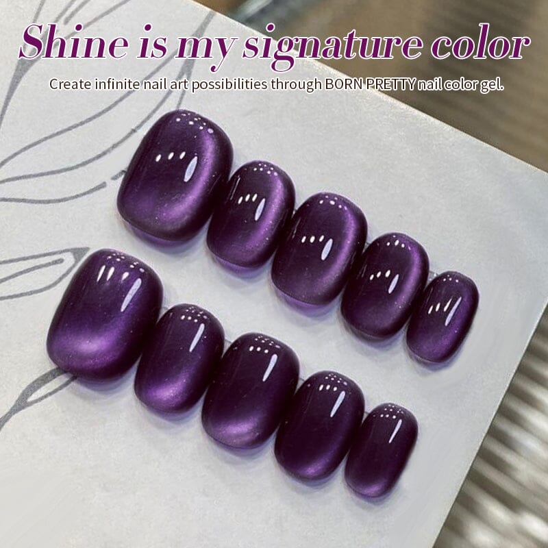 Glass Cat Magnetic Gel MY81 Purple Mystery 10ml - Image 4