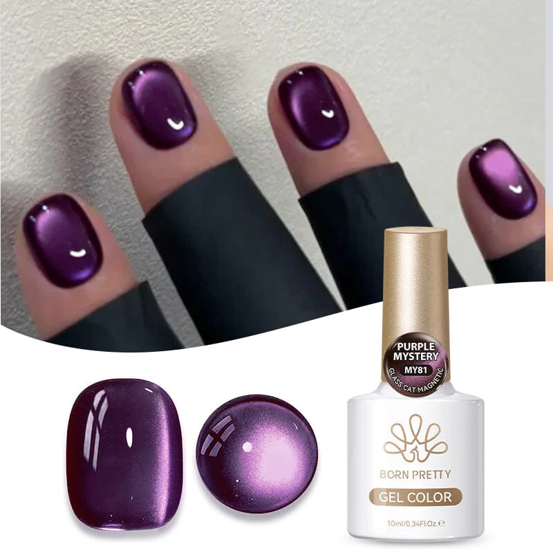 Glass Cat Magnetic Gel MY81 Purple Mystery 10ml - Image 9