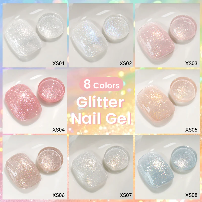 Glitter Gel Polish LC-XS01 7ml - Image 7