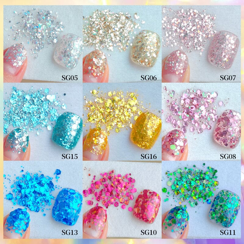 Glitter Gel Polish SG05-SG16 10ml - Image 4