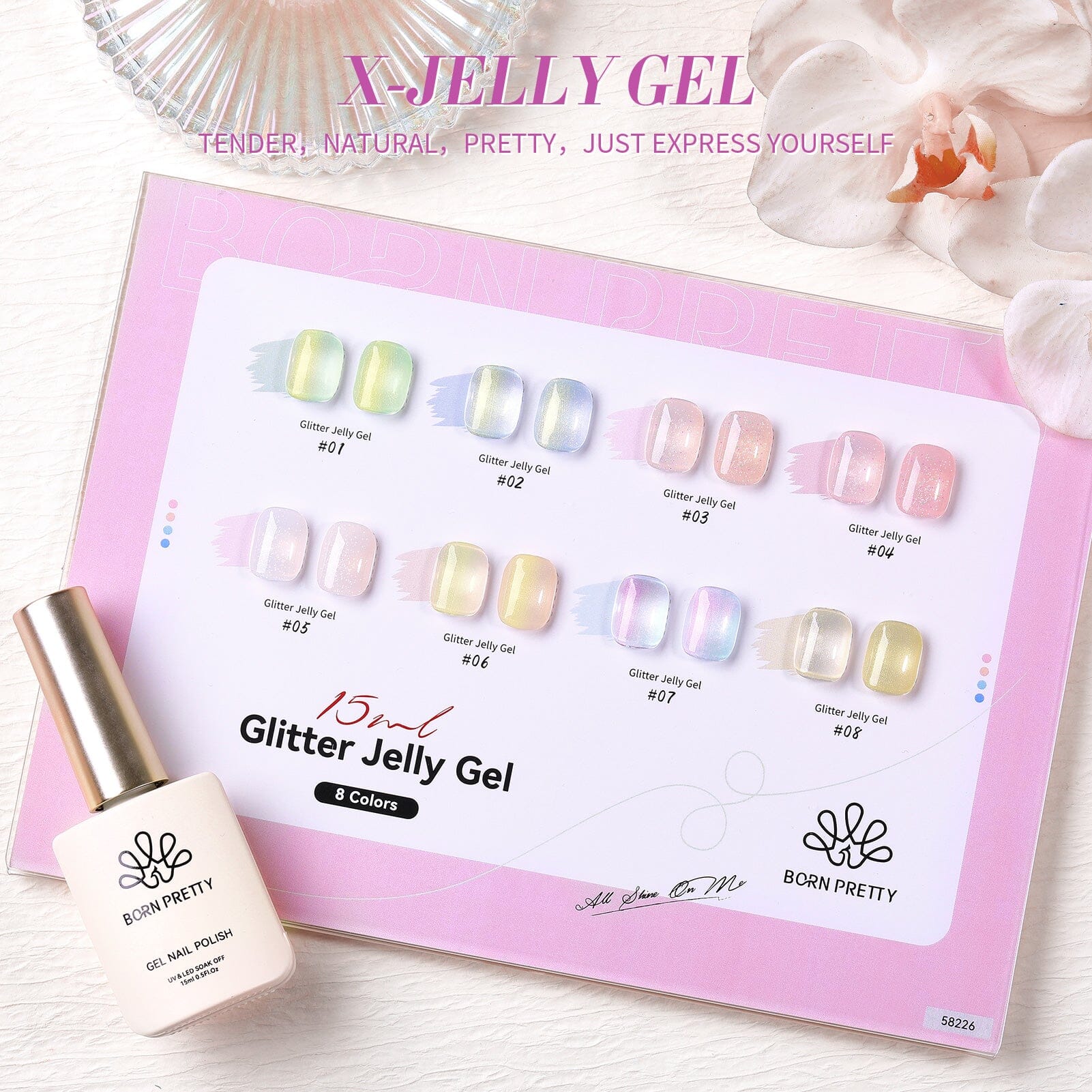 Glitter Jelly Gel #07 15ml - Image 7