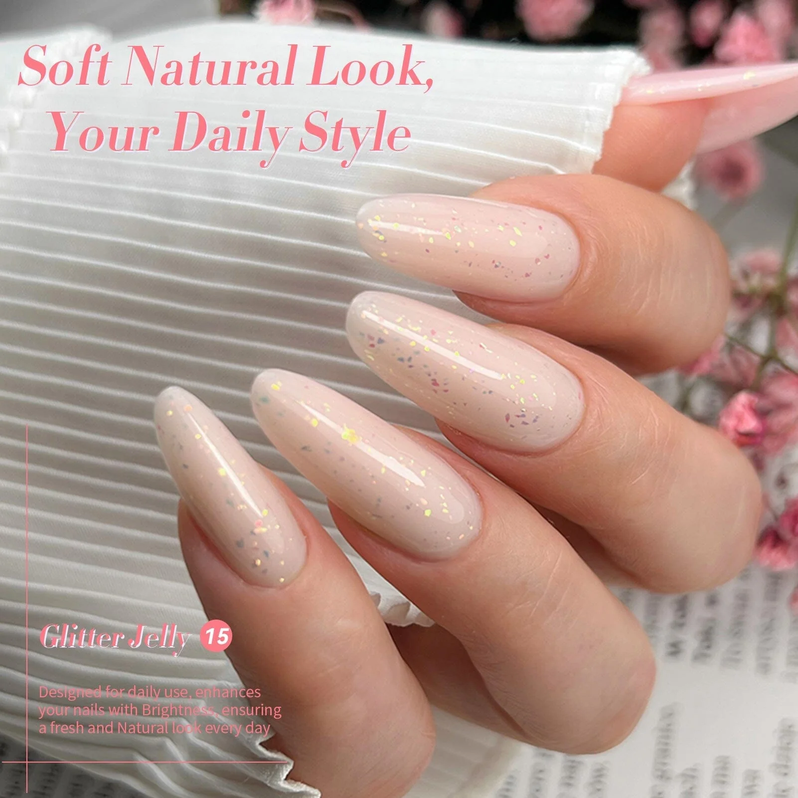 Glitter Jelly Gel #15 15ml - Image 2