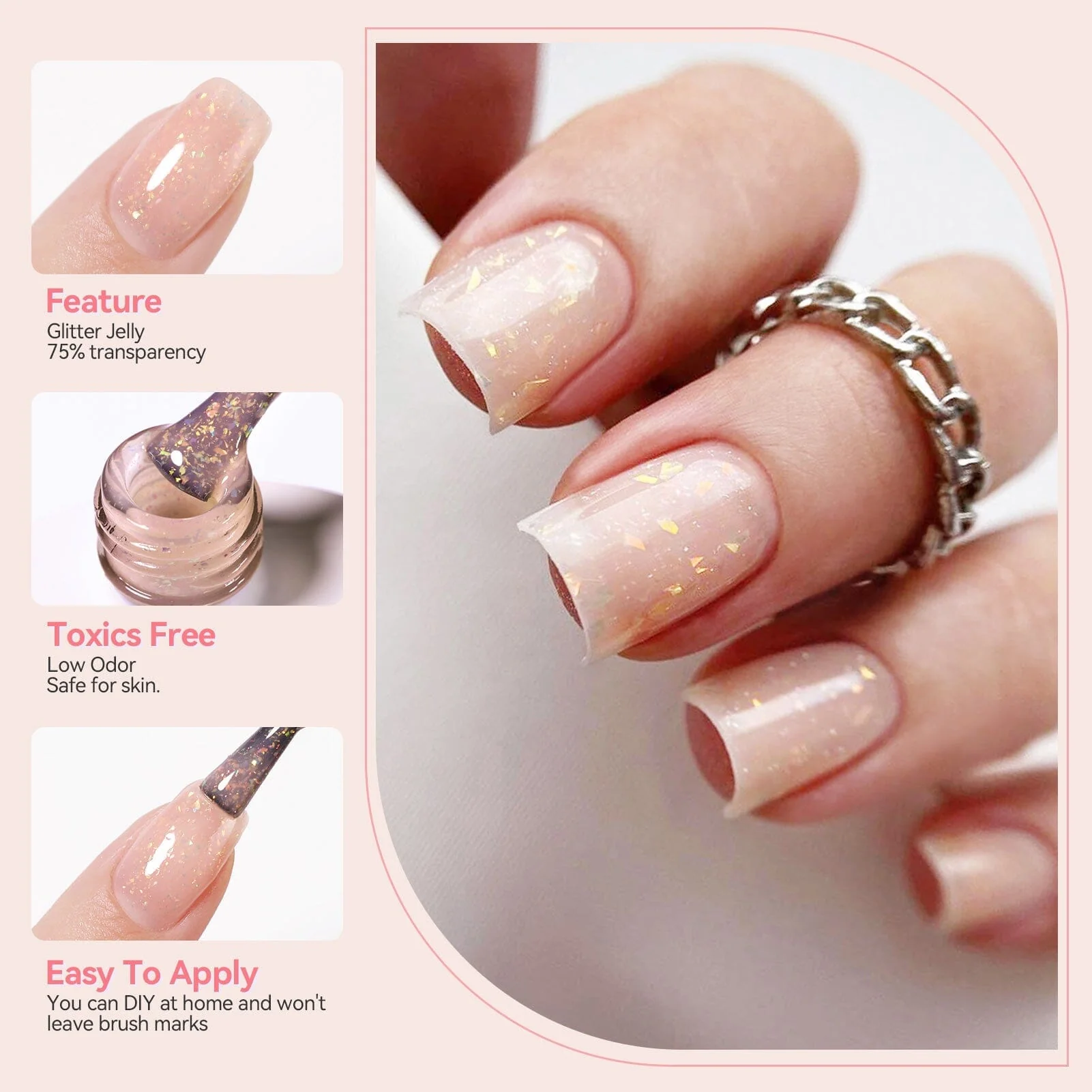 Glitter Jelly Gel #15 15ml - Image 4