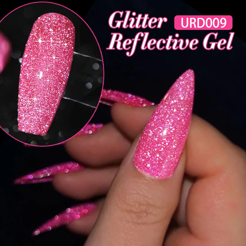 Glitter Reflective Gel URD012 15ml - Image 3