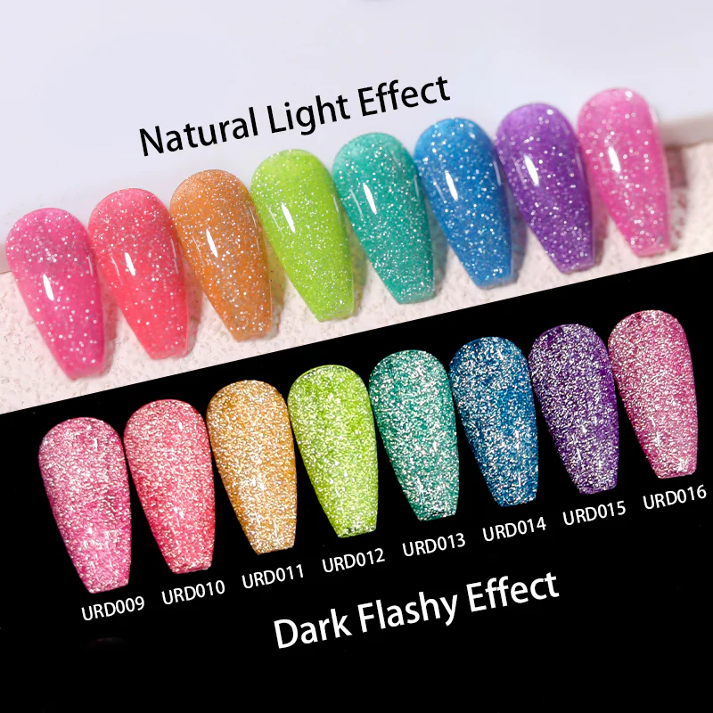 Glitter Reflective Gel URD012 15ml - Image 5