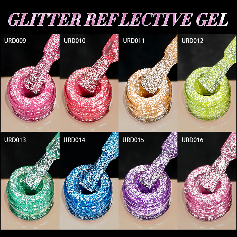Glitter Reflective Gel URD012 15ml - Image 6