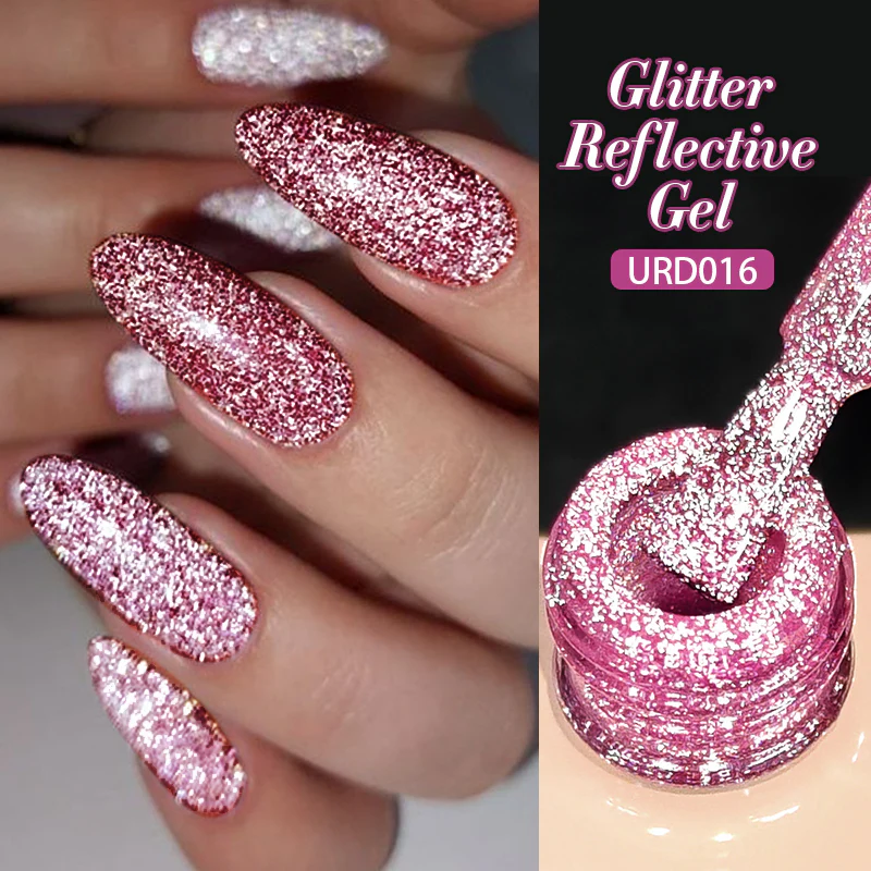 Glitter Reflective Gel URD012 15ml - Image 8