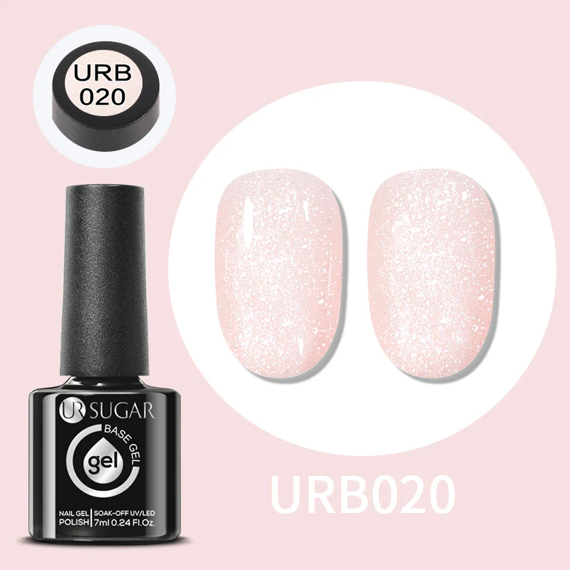 Glitter Rubber Base Gel URB020 7ml - Image 4