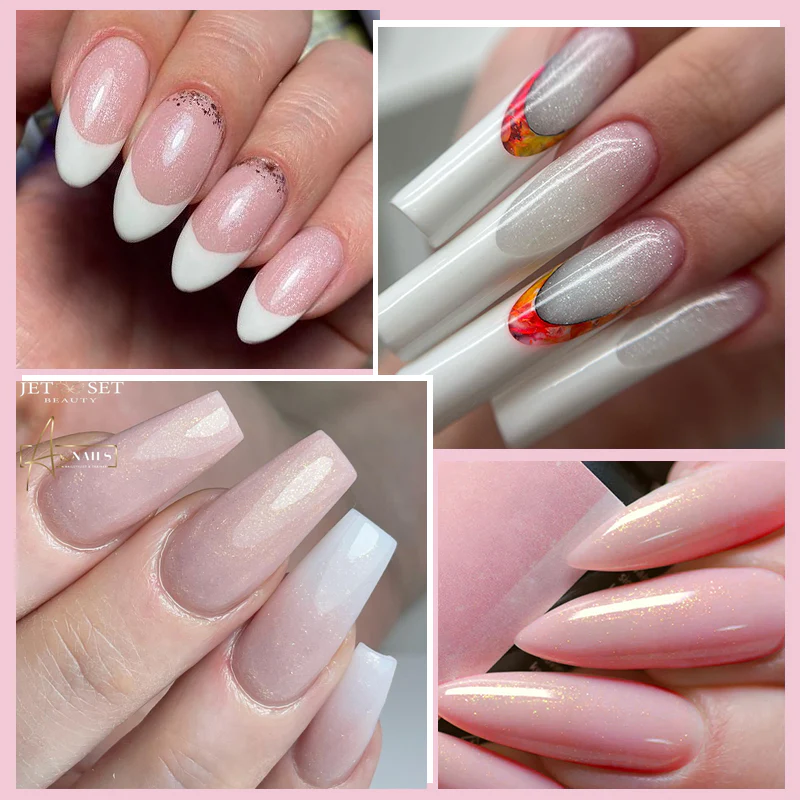 Glitter Rubber Base Gel URB020 7ml - Image 7