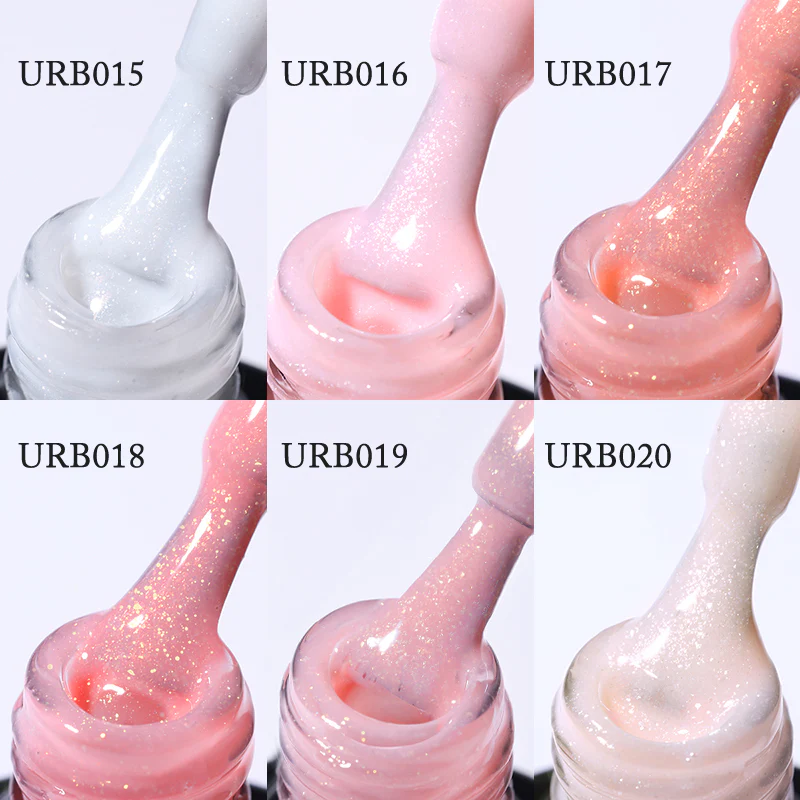 Glitter Rubber Base Gel URB020 7ml - Image 9