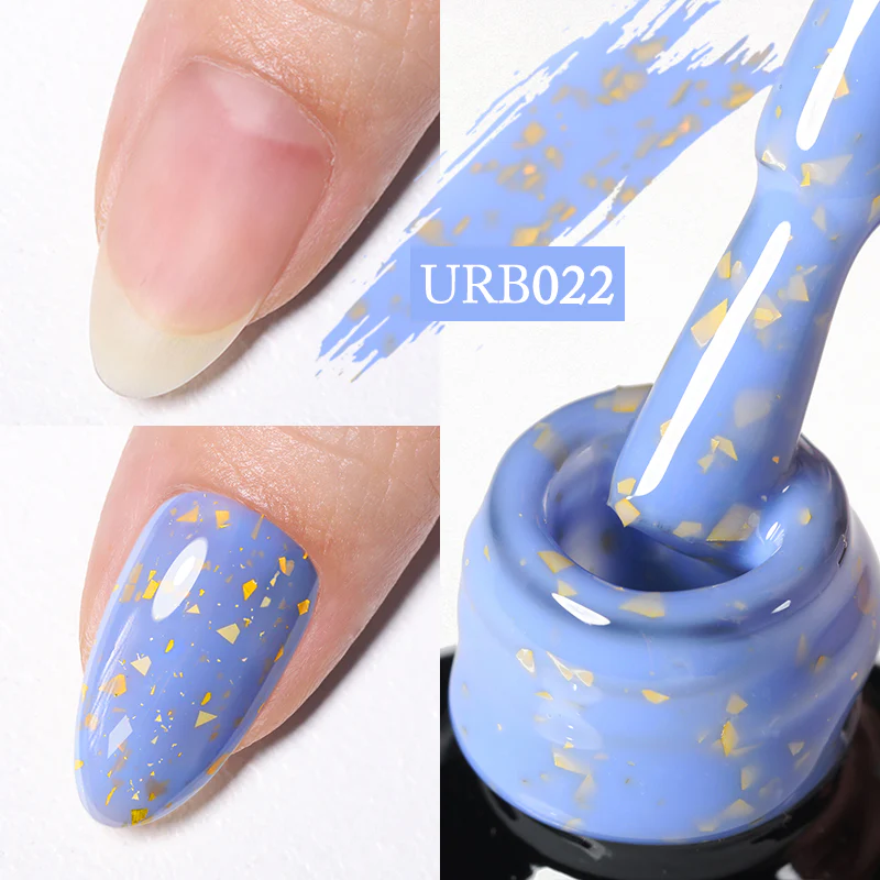 Glitter Rubber Base Gel URB022 7ml - Image 2