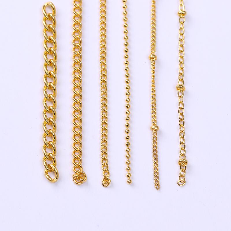 Gold Chain Metal 3D Nail Decoration in Wheel - Image 5