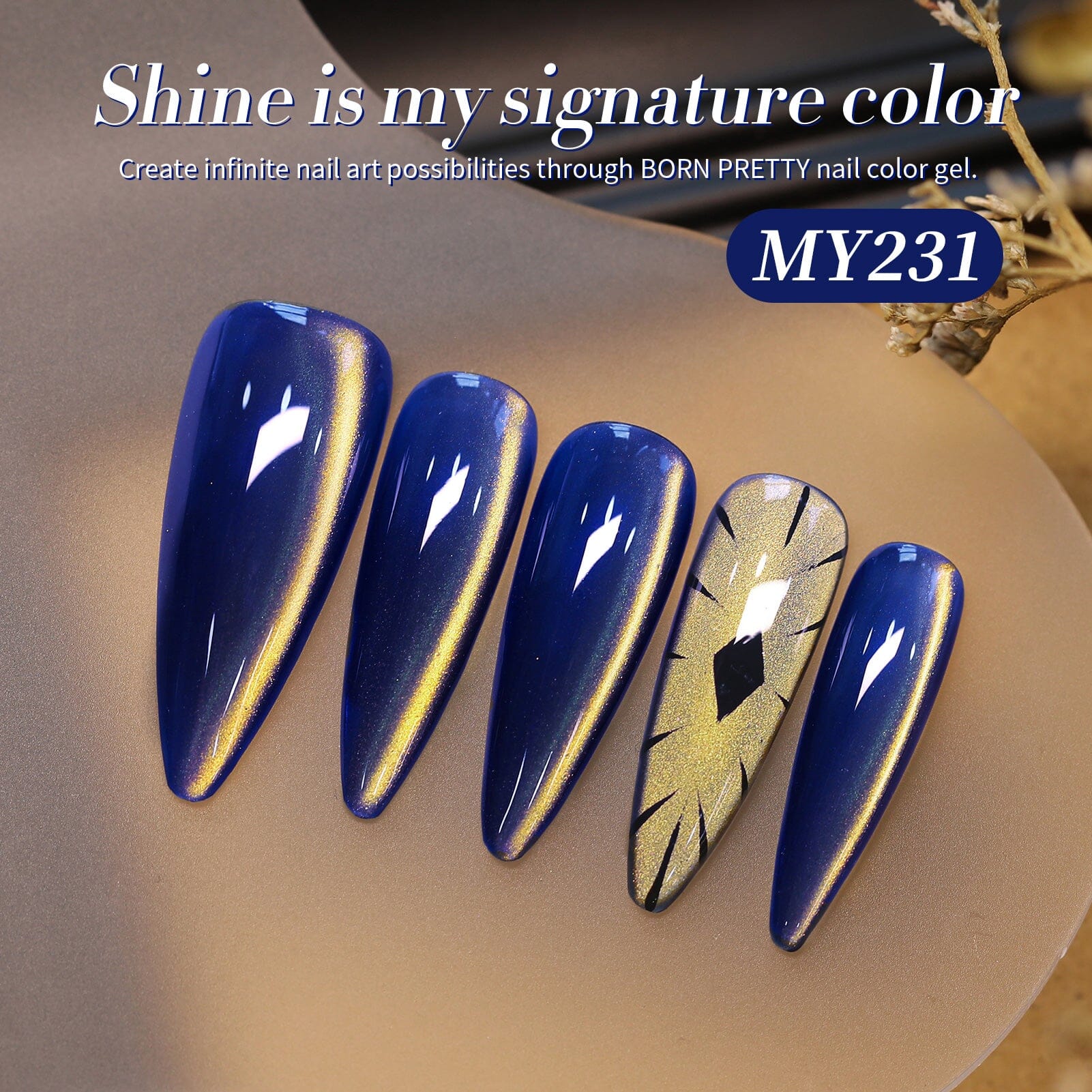 Golden Cat Magnetic Gel MY231 Sunset Gaze 15ml - Image 4