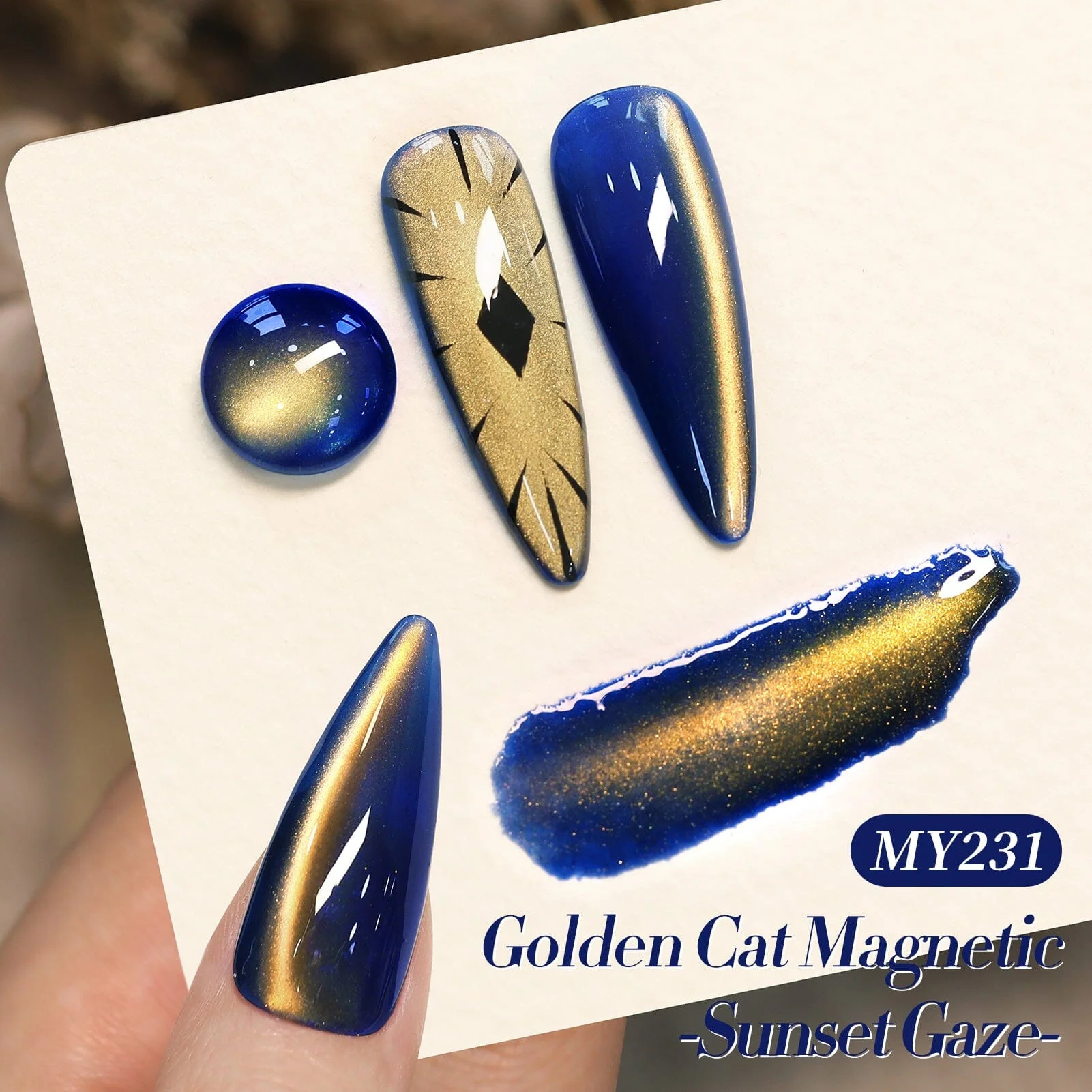 Golden Cat Magnetic Gel MY231 Sunset Gaze 15ml - Image 5