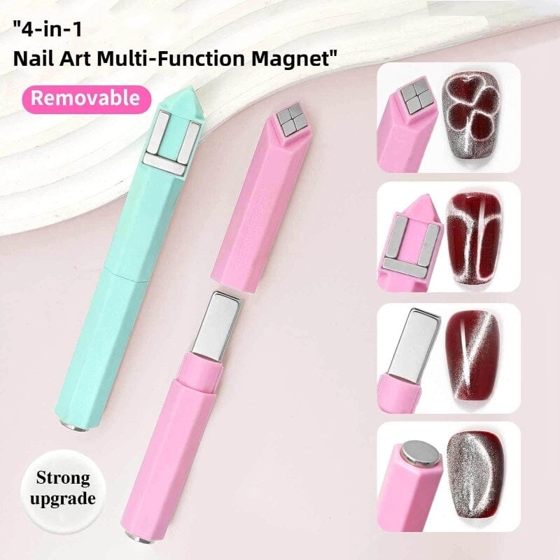 Green 4 in 1 Rhombus Multifunctional Magnet - Image 7