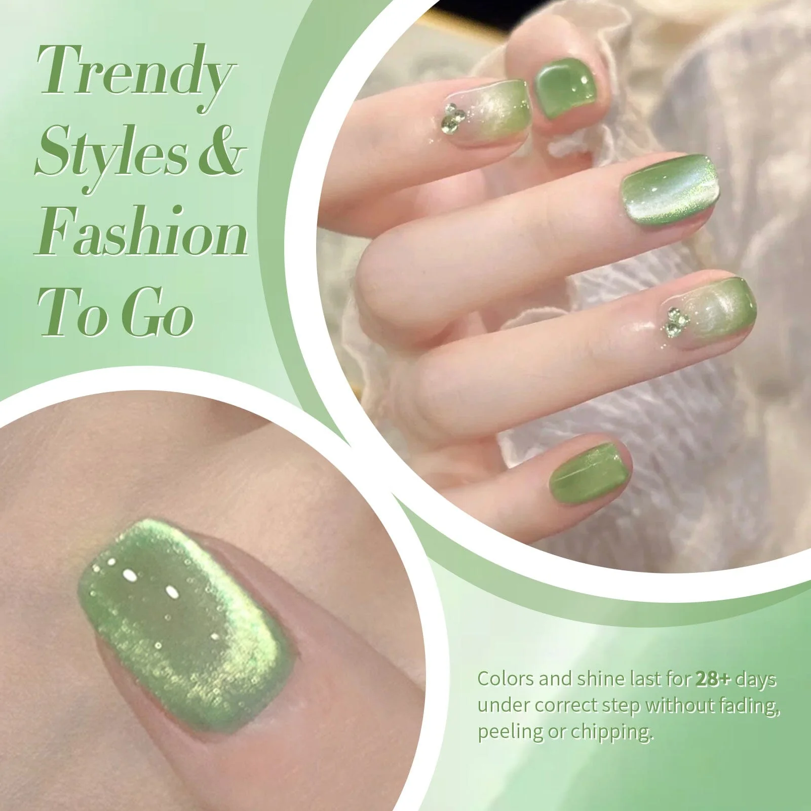 Green Cat Magnetic Gel MY224 Wizard of Oz 15ml - Image 6