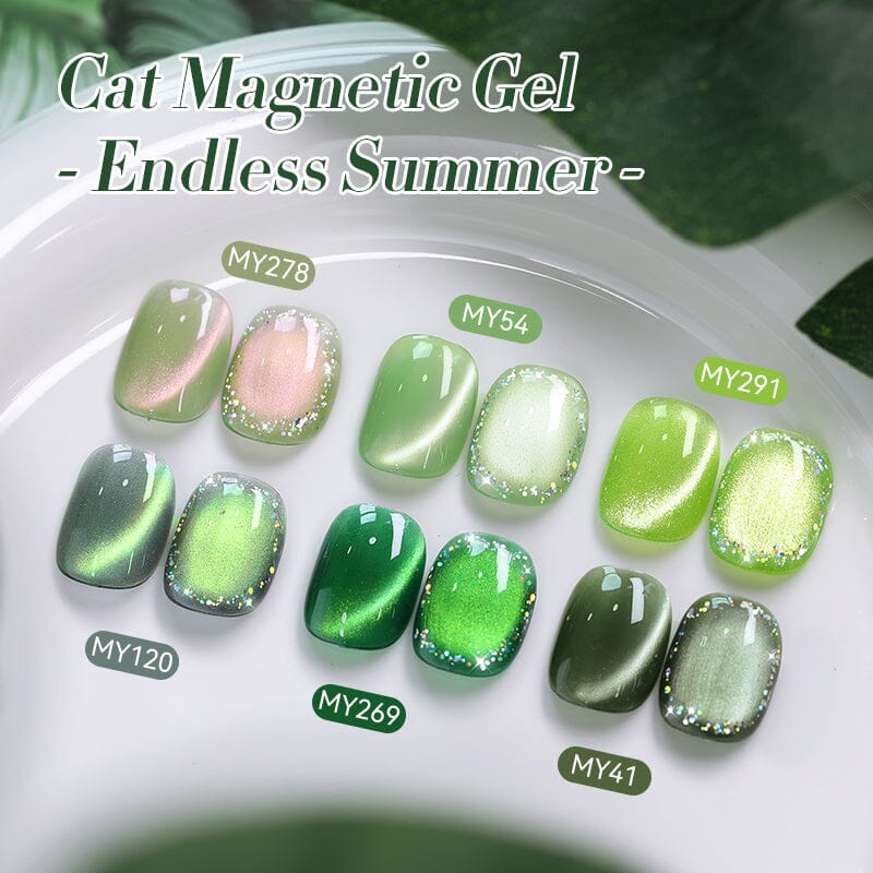 Green Collection Cat Magnetic Gel Polish 10ml - Image 5