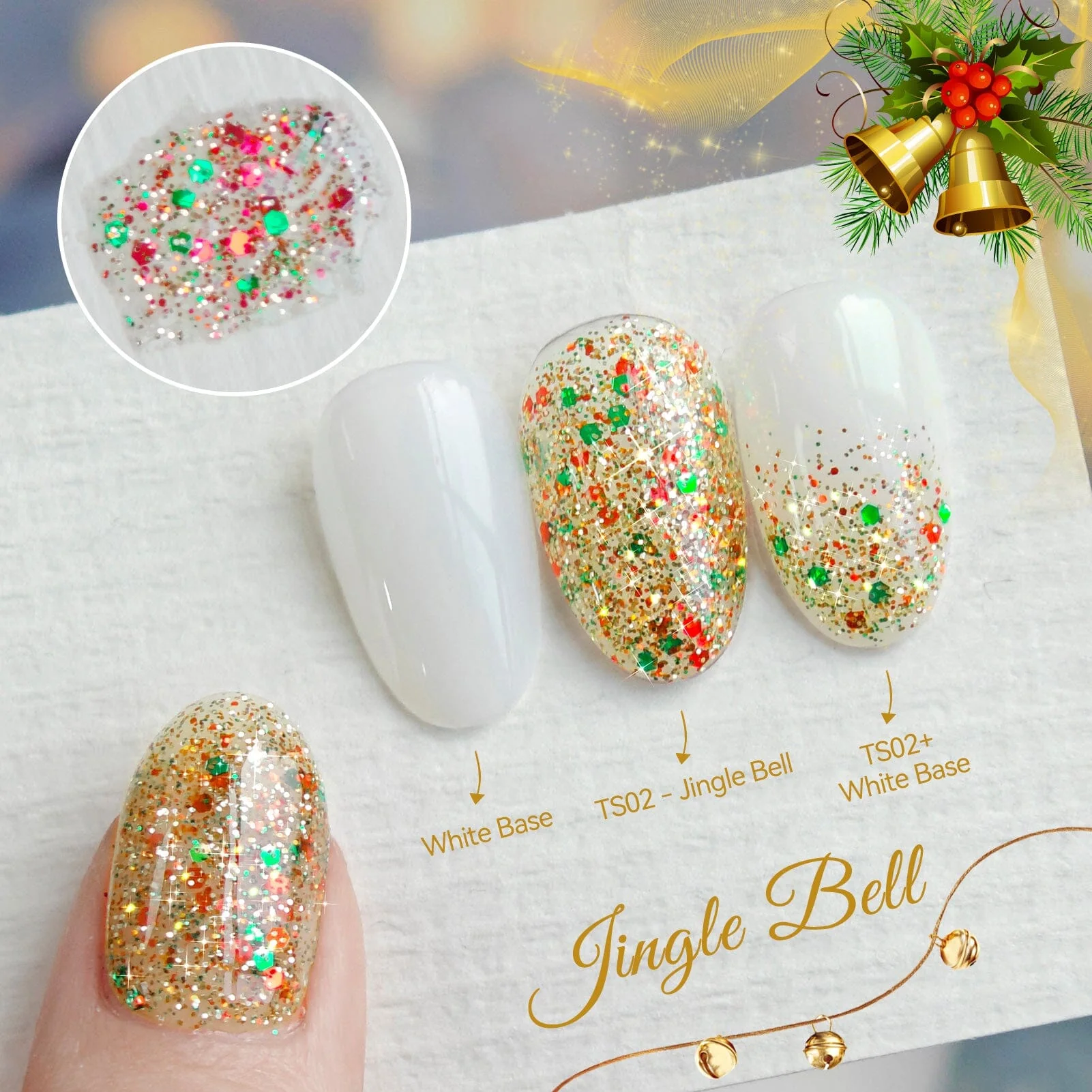 Jelly Gel Polish TS02 Jingle Bell 15ml - Image 6