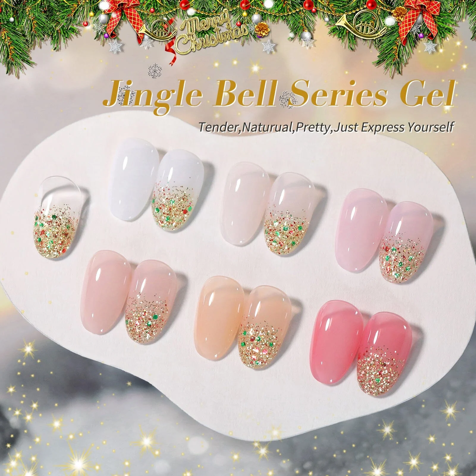 Jelly Gel Polish TS02 Jingle Bell 15ml - Image 8