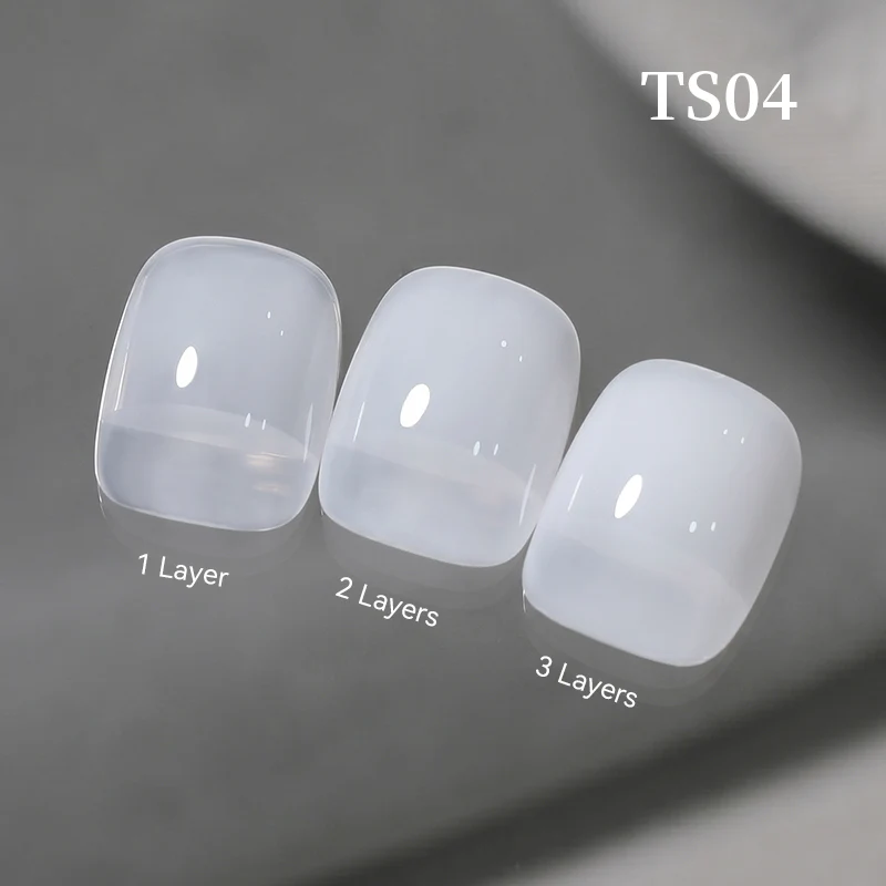 Jelly Gel Polish TS04 Milky White 15ml - Image 3