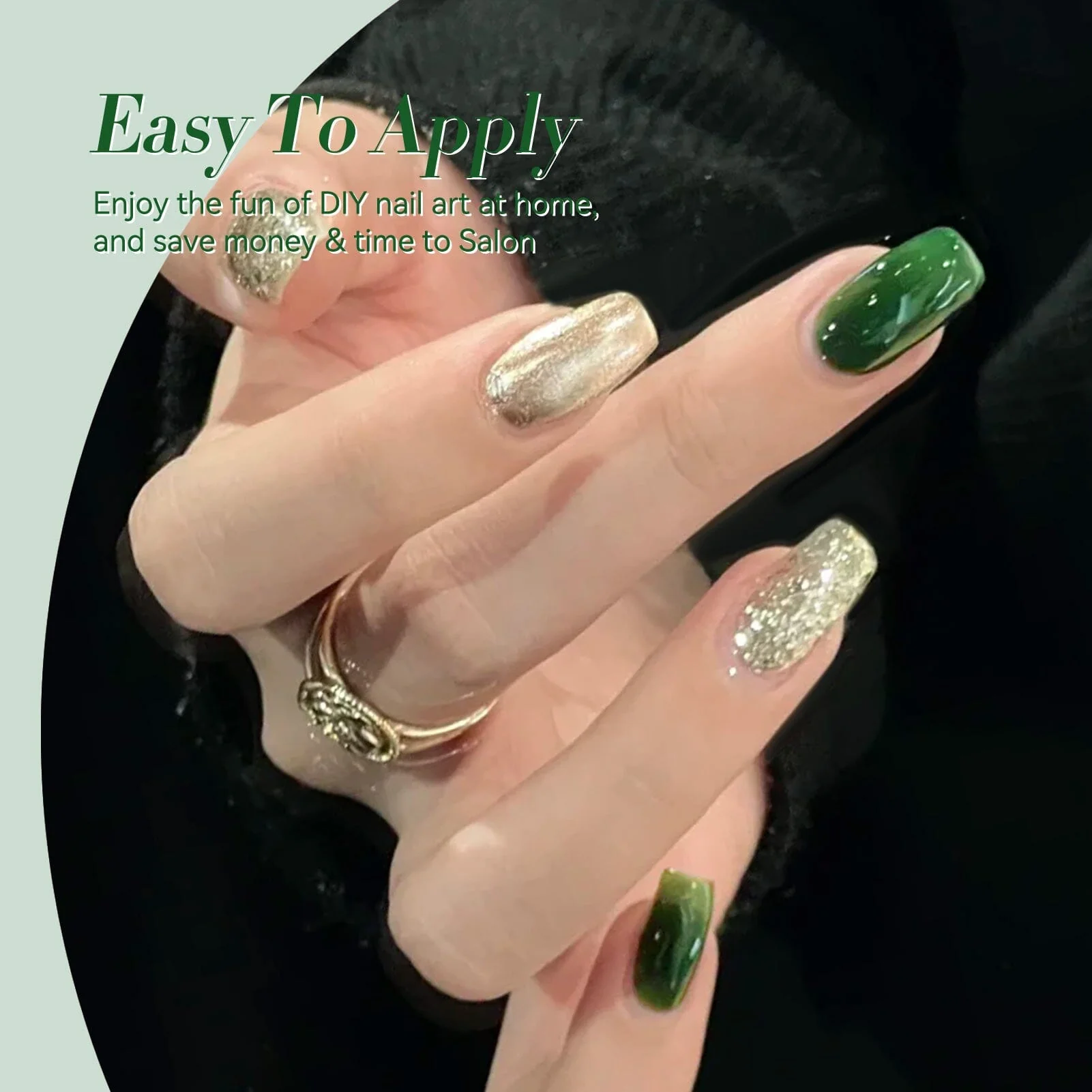 Jelly Gel Polish TS21 Soft Moss 15ml - Image 3