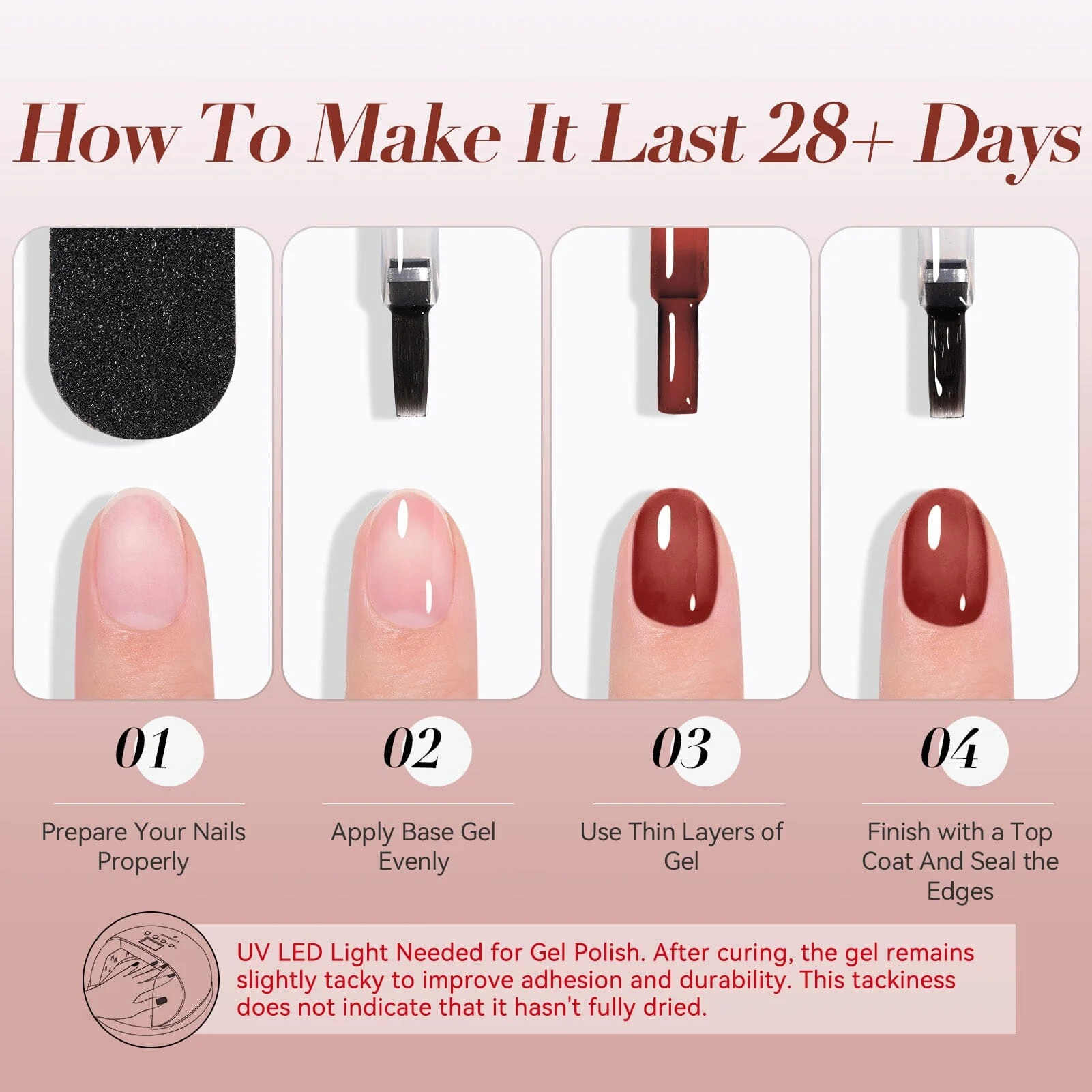 Jelly Gel Polish TS26 Smoky Rose 15ml - Image 5