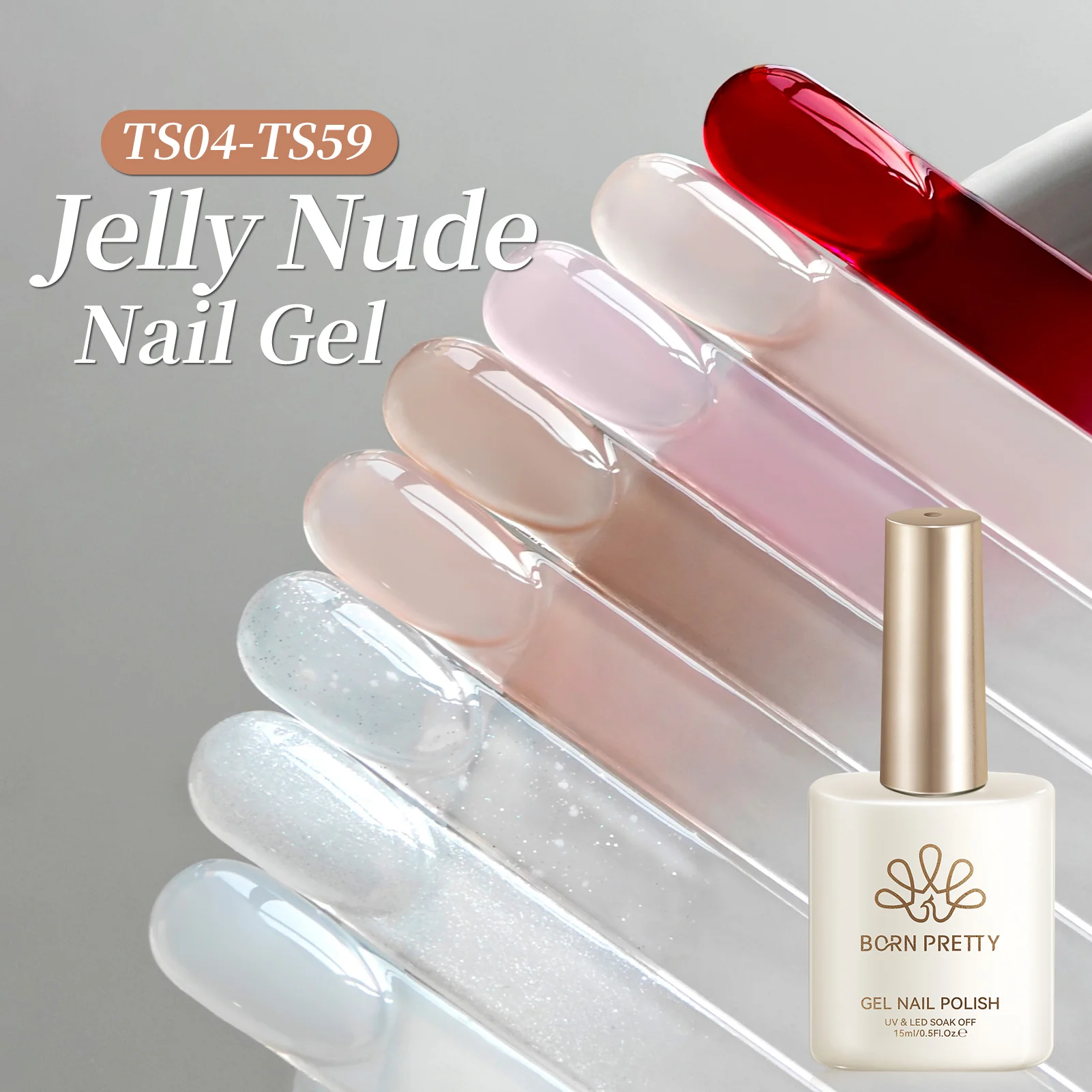 Jelly Gel Polish TS39~TS59 15ml - Image 2