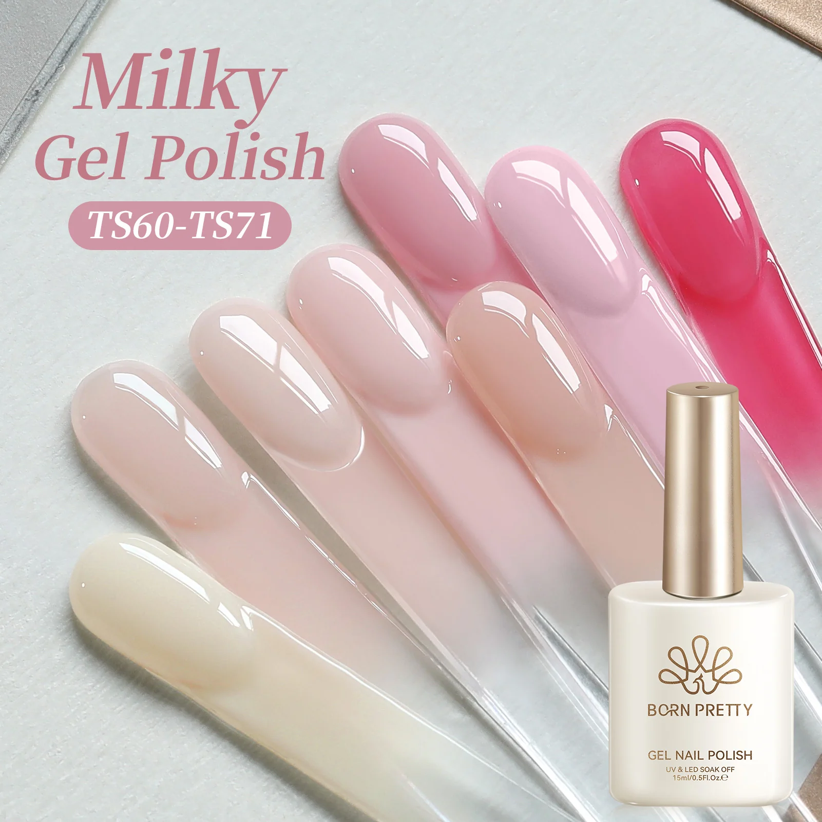 Jelly Gel Polish TS60~TS71 15ml - Image 5