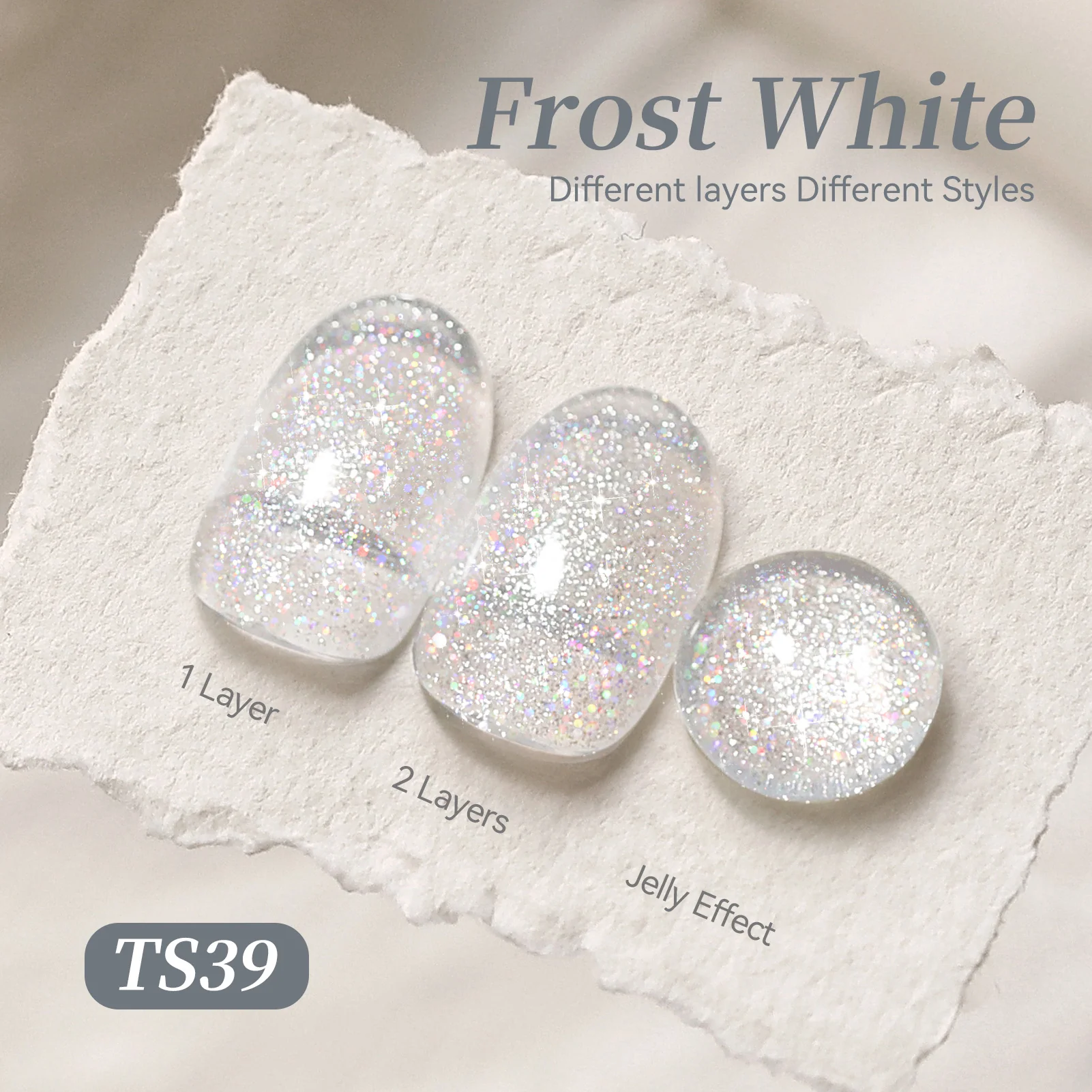 Jelly Gel TS39 Frost White 15ml - Image 4