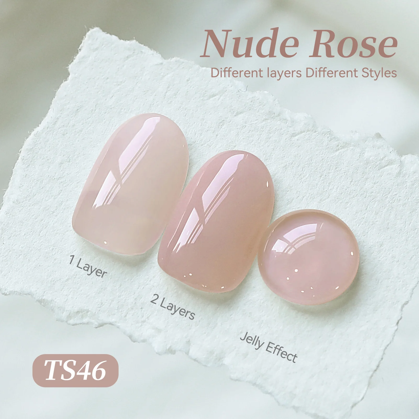 Jelly Gel TS46 Nude Rose 15ml - Image 4