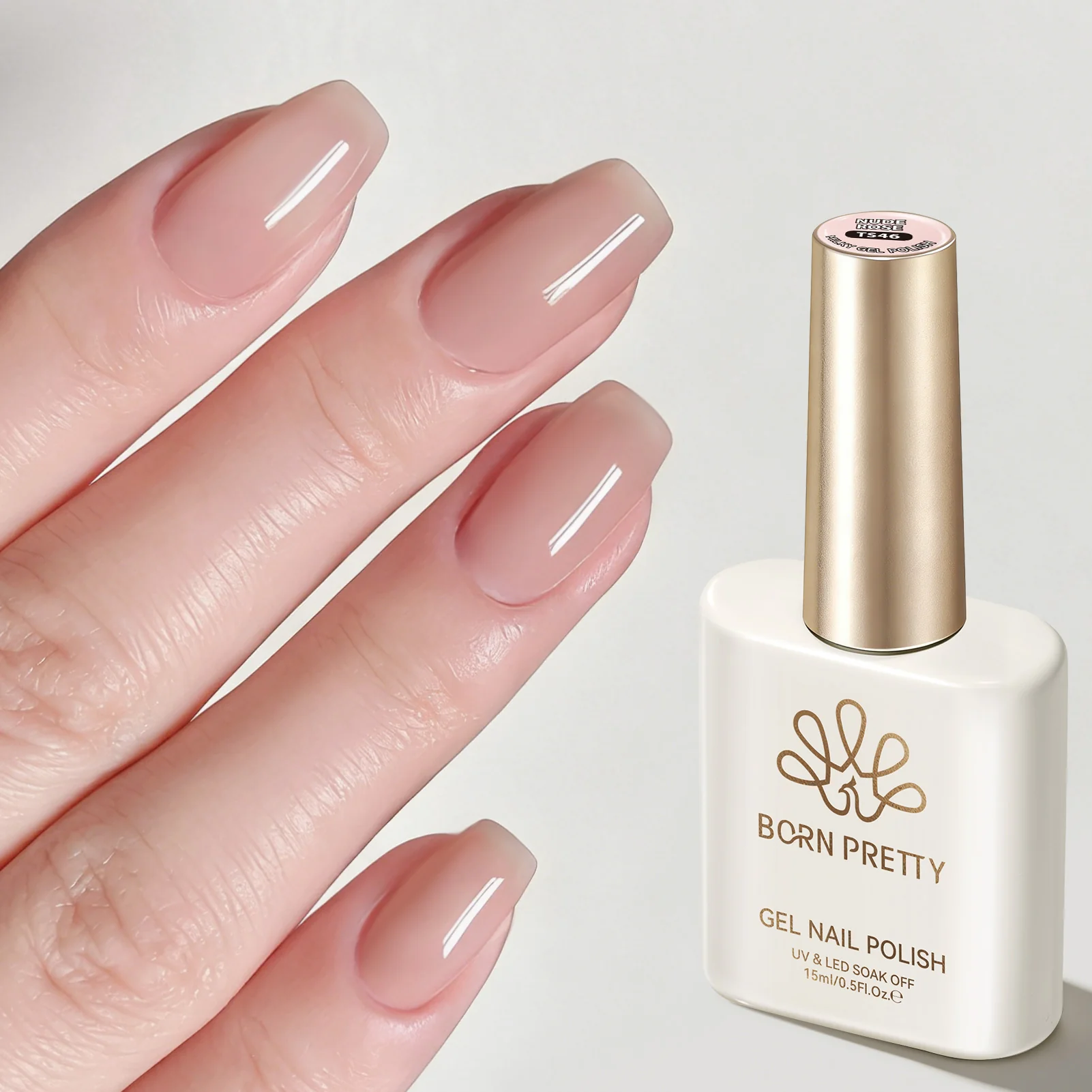 Jelly Gel TS46 Nude Rose 15ml - Image 5