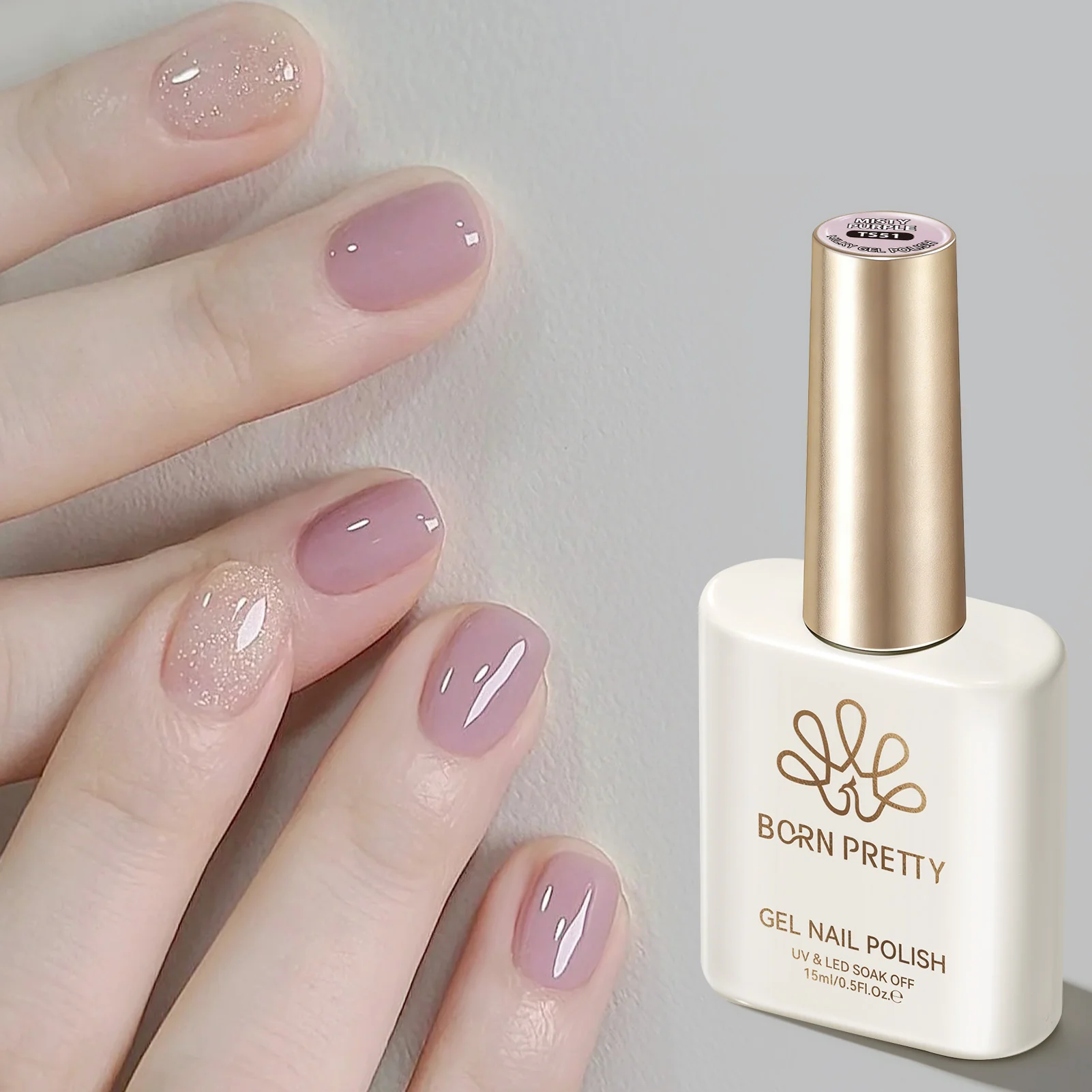 Jelly Gel TS51 Misty Purple 15ml - Image 5