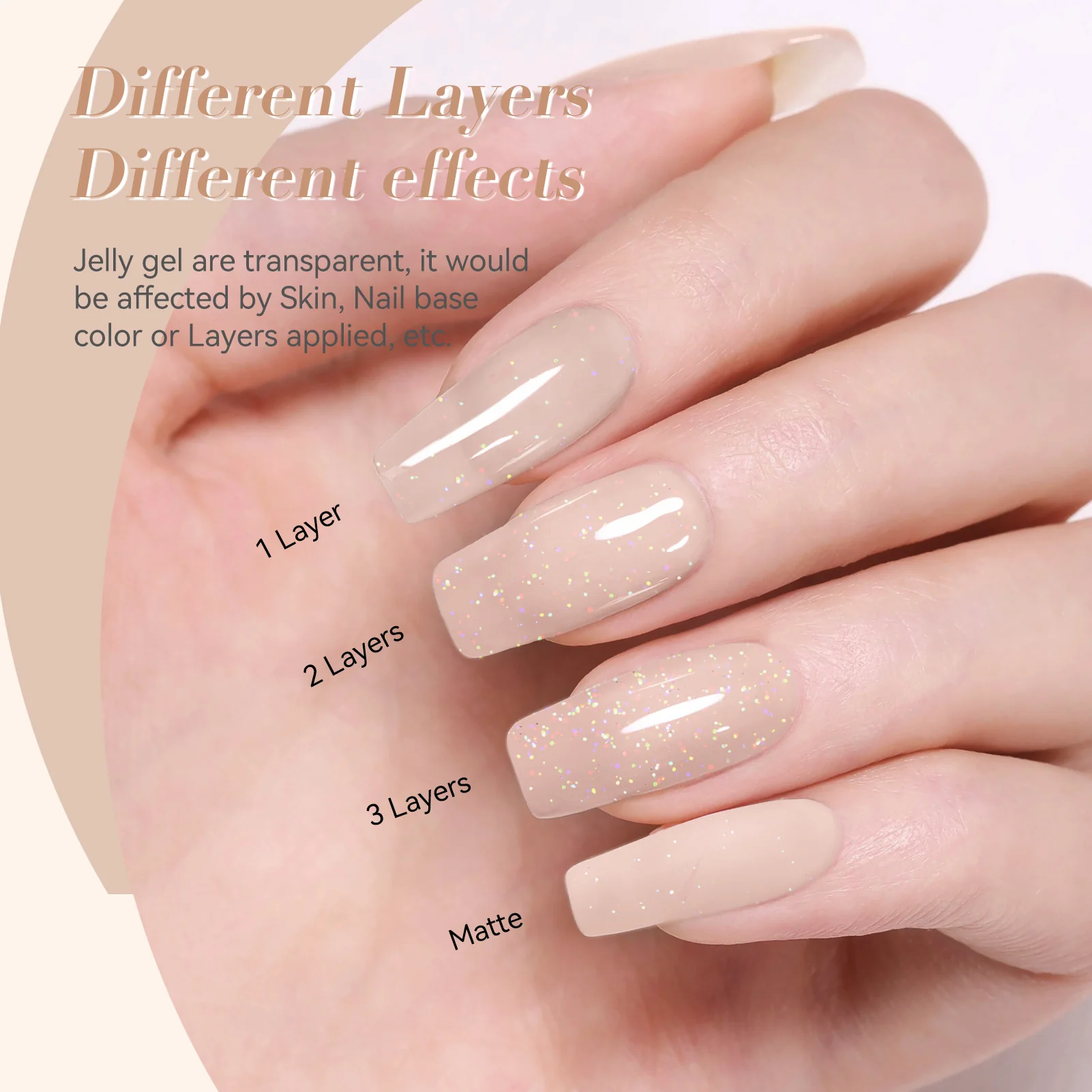 Jelly Gel TS52 Nude Luster 15ml - Image 5