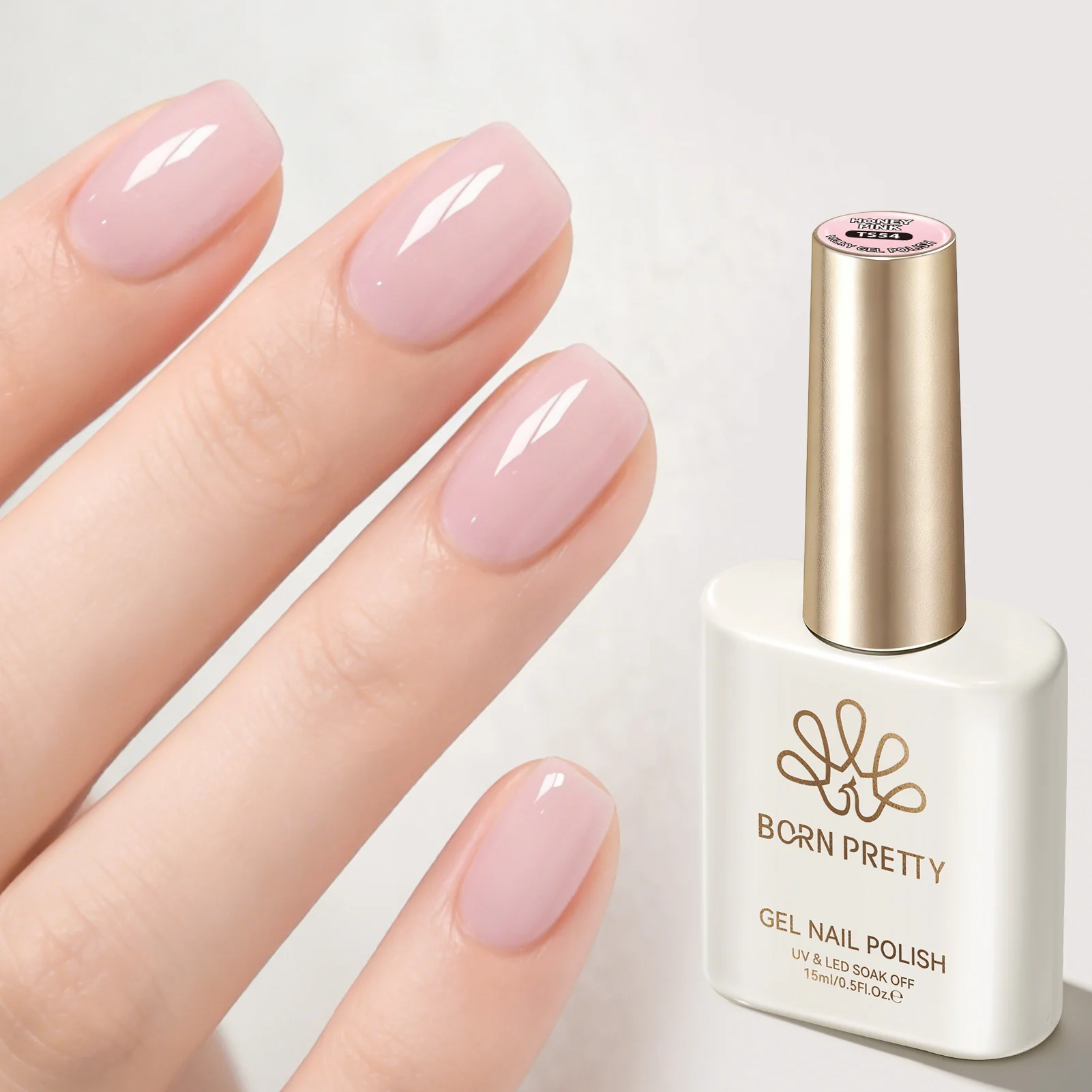 Jelly Gel TS54 Honey Pink 15ml - Image 5