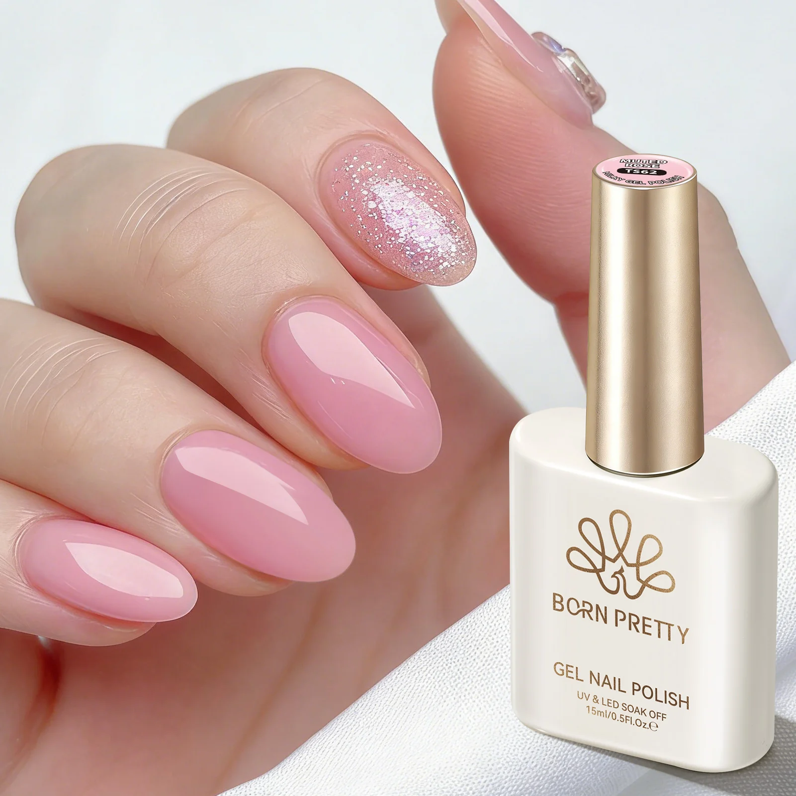 Jelly Gel TS62 Muted Rose 15ml - Image 5