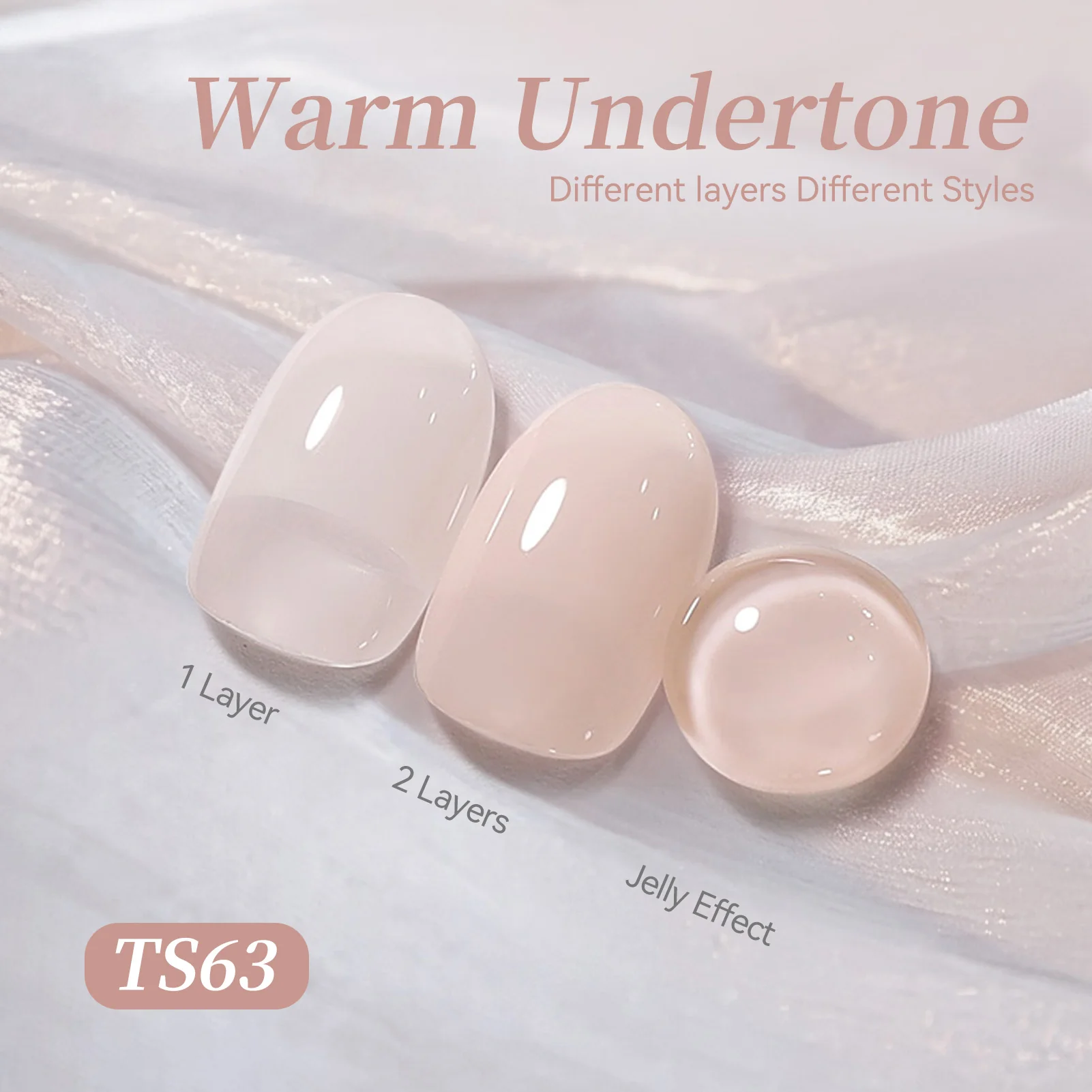 Jelly Gel TS63 Warm Undertone 15ml - Image 4