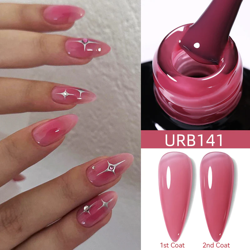 Jelly Rubber Base Gel URB128 7ml - Image 11