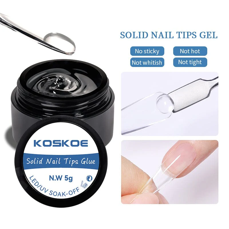 Solid Nail Tips Gel 5g - Image 8